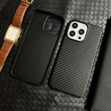 Luxury Leather Printed Case For iPhone 15 14 13 12 series