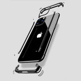 Luxury Brand Purple Metal Bumper Case For iPhone 14 13 series