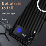 Carbon Fiber Pattern Magsafe Magnetic Wireless Charging Hard Case for Samsung Z Flip 4 3