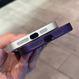 Luxury Carbon Fiber Texture Magsafe Magnetic Lens Glass Protection Case For iPhone 14 13 12 series
