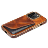 2024 Luxury Leather Card Holders Magnetic Wallet Shockproof Case For iPhone 15 14 13 Series