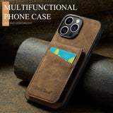 Luxury Leather Card Holder Wallet Case For 14 13 12 series