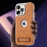 Luxury Leather Fold Stand Bracket Shockproof Case For iPhone 14 13 12 Series