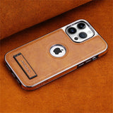 Luxury Leather Fold Stand Bracket Shockproof Case For iPhone 14 13 12 Series