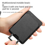 Luxury Leather Magnetic Slot Card Holder Wallet Card Pocket Case For iPhone 14 13 12 series