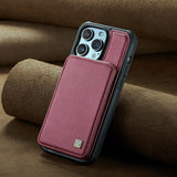 Luxury Leather Wallet Anti Theft Brush Card Slots Case For iPhone 14 13 12 Series