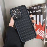Colorful Luggage Box Shockproof Camera Lens Protection Soft Cases For iPhone 14 13 12 series