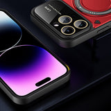 Luxury Magnetic Magsafe Hybrid Stand Shockproof Armor Case For iPhone 14 13 12 series