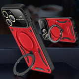 Luxury Magnetic Magsafe Hybrid Stand Shockproof Armor Case For iPhone 14 13 12 series