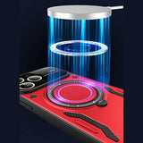 Luxury Magnetic Magsafe Hybrid Stand Shockproof Armor Case For iPhone 14 13 12 series