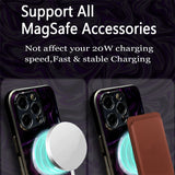 Luxury Magnetic Magsafe Marble Flower Wireless Charge Shockproof Case For iPhone 14 13 12 series