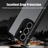 Luxury Matte Clear Armor Hybrid TPU+PC Shockproof Case For Samsung Galaxy S23 S22 Ultra Plus