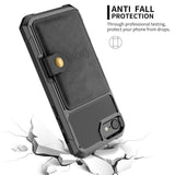 Credit Card Wallet Armor Case for iPhone X XS XR 8 7 6s Plus