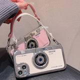 Leather Camera Hand Strap Soft Silicone Case For iPhone 14 13 12 series