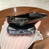 Luxury Carbon Fiber Texture Transparent Soft Silicone Case For iPhone 14 13 12 series