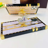 Luxury Plating Glitter Butterfly Case For iPhone 14 13 12 series