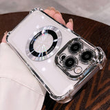 Magsafing Magnetic Wireless Charging Soft Case For iPhone 14 13 12 series