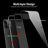 Luxury Plating Tempered Glass Case For iPhone 11 Pro Max