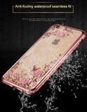 Luxury Fashion 3D Flower Clear Silicon Anti-fouling Waterproof Case For iPhone X XS 11 Pro Max