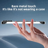 Luxury Frameless Ring Holder Magsafe Shockproof Case For iPhone 15 14 13 12 Series