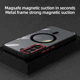 Luxury Wireless Charging Armor Magnetic Magsafe Lens Protection Case For Samsung Galaxy S23 S22 series
