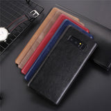 Genuine leather back cover case For samsung Galaxy Note 8