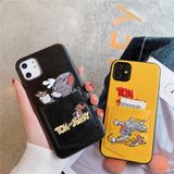 Luxury Cartoon Cute Pocket Leather Anti-knock Case for iPhone 11 Pro Max XS MAX X XR X