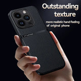 2024 Ultra-Thin High Quality PU Leather Magnetic Shockproof Case For iPhone 15 14 13 12 Series
