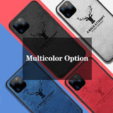 Retro Fabric Cloth Texture Case For iPhone 11 Pro Max