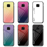 Luxury Gradient Tempered Glass Case For Huawei Mate 20 Pro