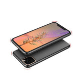 Magnetic Car Holder Case Soft Matte Silicone Cover for iPhone 11 Pro Max XR XS