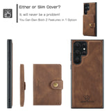 Magnetic Leather Wallet Card Solt Case For Samsung Galaxy S23 Series