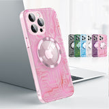 Magnetic Circuit Diagram Case With Lens Film Magsafe For iPhone 14 13 12 series