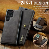 Magnetic Leather Wallet Card Slot Case For Samsung S23 S22 S21 Ultra Plus