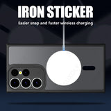 Magnetic For Magsafe Shockproof Soft Bumper Hard Matte Clear Case For Samsung Galaxy S23 S22 Ultra Plus