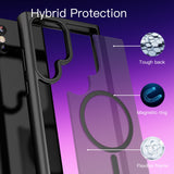 Military Grade MagSafe Hard Back Soft Edge Case for Samsung Galaxy S23 Ultra Plus