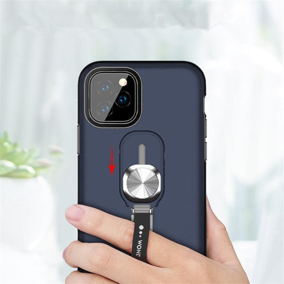 Magnetic Ring Kickstand Anti Fall Protection Cover Case for Iphone 11 Pro Max