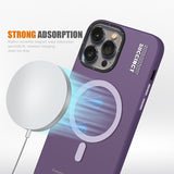 Magnetic TPU Frame Frosted Case For iPhone 14 13 12 series