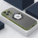Magsafe Matte Translucent Acrylic Shockproof Case For iPhone 14 13 12 series