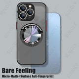 Magsafe Matte Translucent Acrylic Shockproof Case For iPhone 14 13 12 series