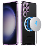 Metal Frosted MagSafe Case for Samsung Galaxy S23 Ultra Plus