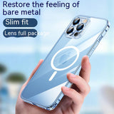 Metal Magnetic Wireless Charging Magsafe Aluminium Alloy Case For iPhone 14 13 12 series