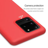 Half-wrapped Case Liquid Silicone Smooth Protective for Samsung Galaxy S20 Series