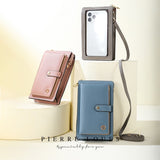 Crossbody Bag Clear Touch Screen Purse Wallet Case For iPhone 14 13 12 Samsung S23 S22 series