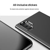 Stripe Soft Carbon Fiber Pattern Case For Samsung Note 10 10 Pro S10 S10 Plus S10e S10 5G S9 S8