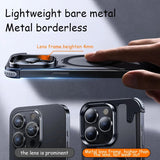 Anti-Collision Light Weight Metal Bumper Case With Finger Ring Holder For iPhone 15 series