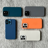 Candy Color Silicone Case For iPhone 15 14 13 Series