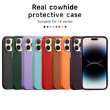 Leather Magsafe Case for iPhone 14 13 series