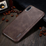 Ultra Light 28g and Slim 0.68mm Leather Case For iPhone X XS XR XS Max