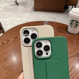 Plain Shockproof Car Holder Ring Magnet Lanyard Soft Silicone Case For iPhone 14 13 12 series